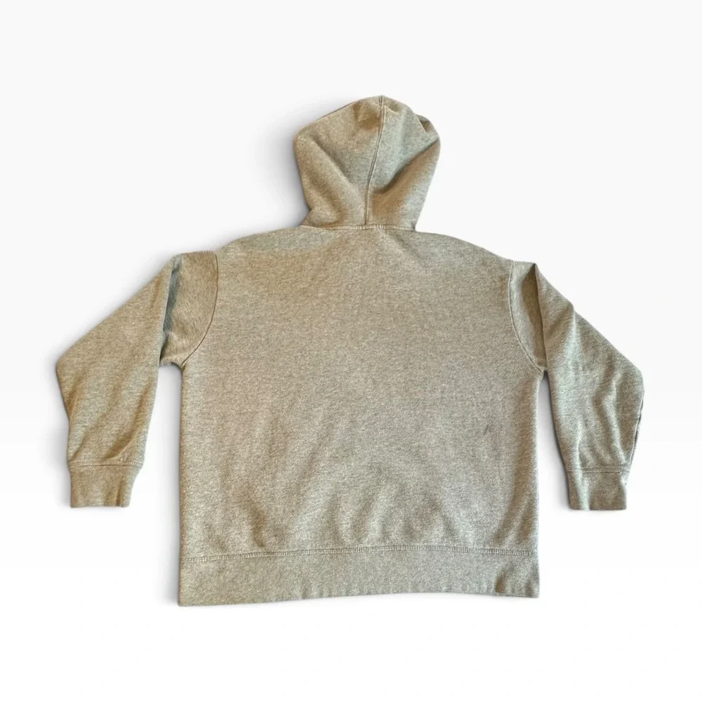 Levis Hoodie Mens Large Gray Red Logo Pullover Sweatshirt